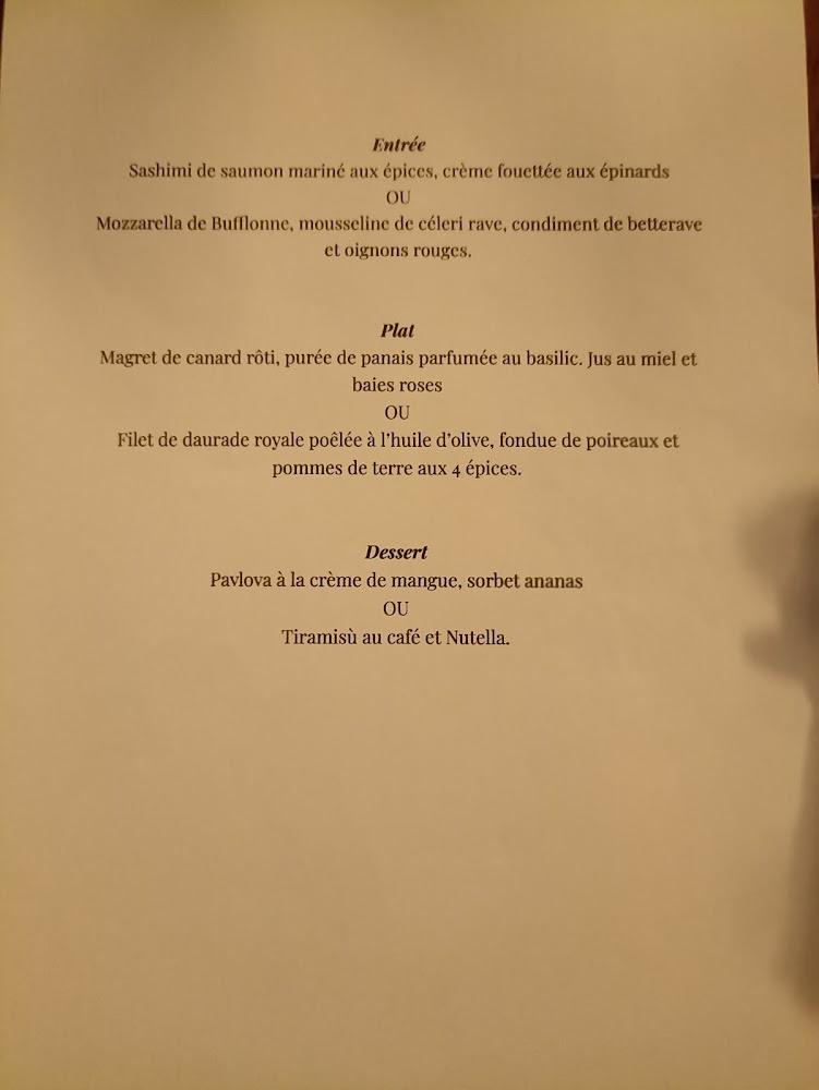 O'Papillon - Menu Image 1
